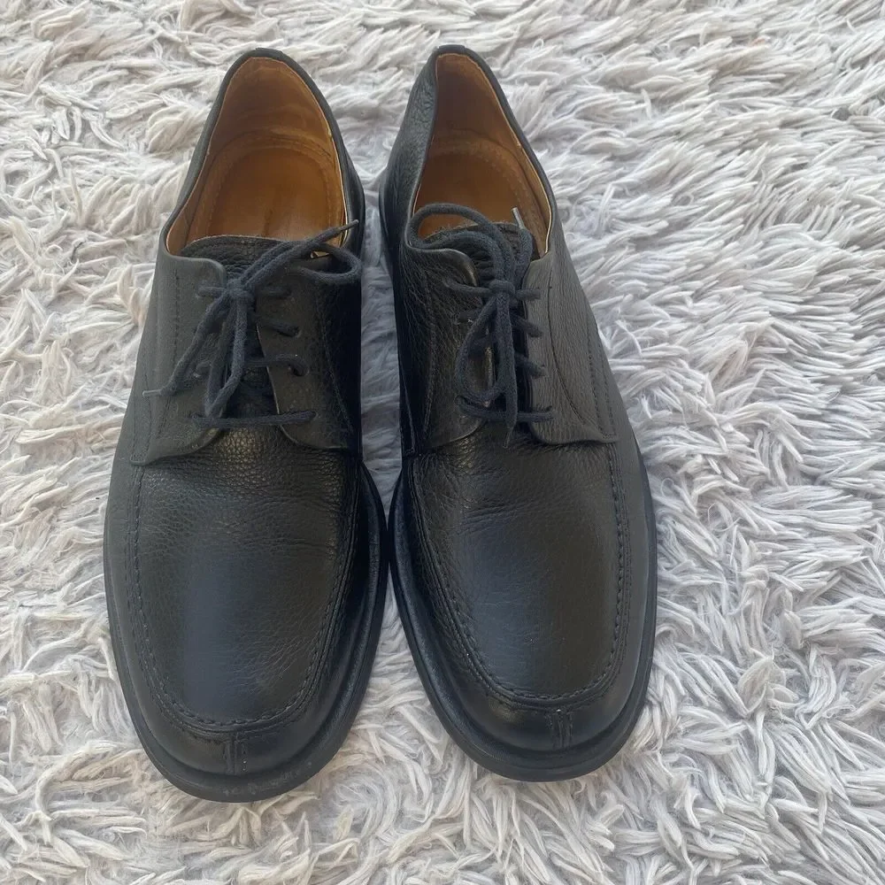 Sandro Moscoloni 3060 Men's Size 11 Dress Shoes Black‎ Leather Sheepskin Comfort